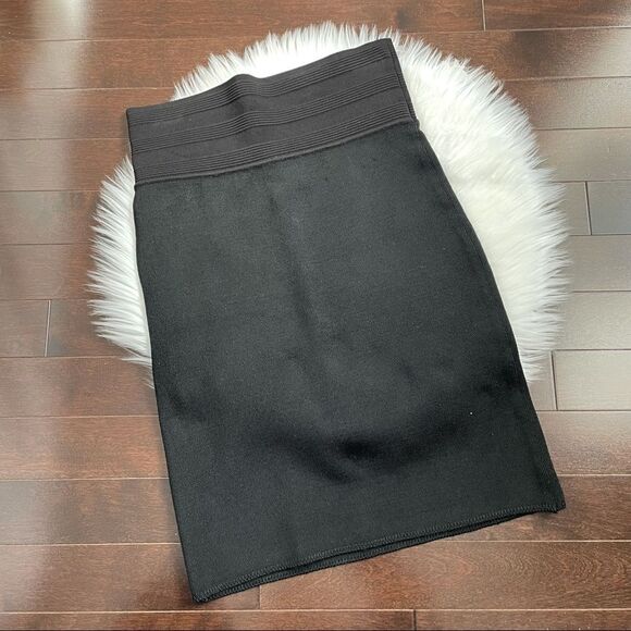 Jean Paul Gaultier 90’s Black High Waisted Bandage Mini Skirt Sz Small - Picture 12 of 16